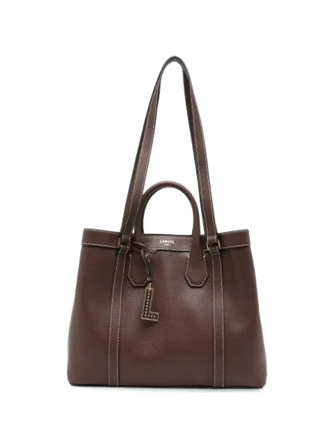 Lancel bolso shopper Belleville de piel con costuras en contraste
