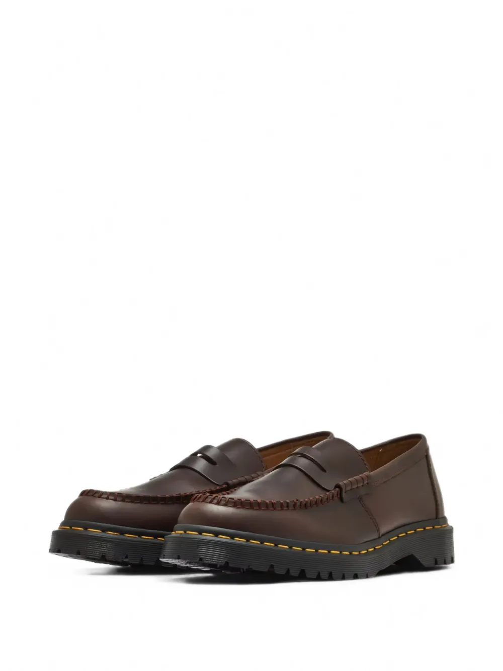 Dr. Martens Adrian whipstitch-detail loafers Bruin