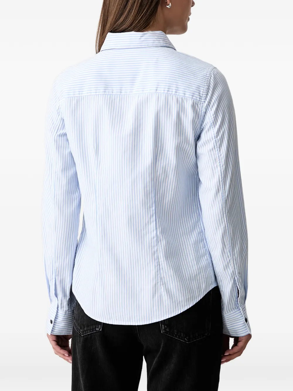 Aeronautica Militare Blouse met geborduurd logo Wit