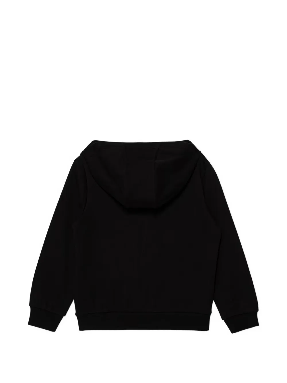 Emporio Armani Kids Hoodie met logoprint Zwart