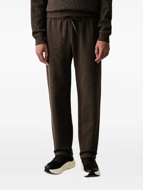 Ea7 Emporio Armani logo-patch drawstring track pants