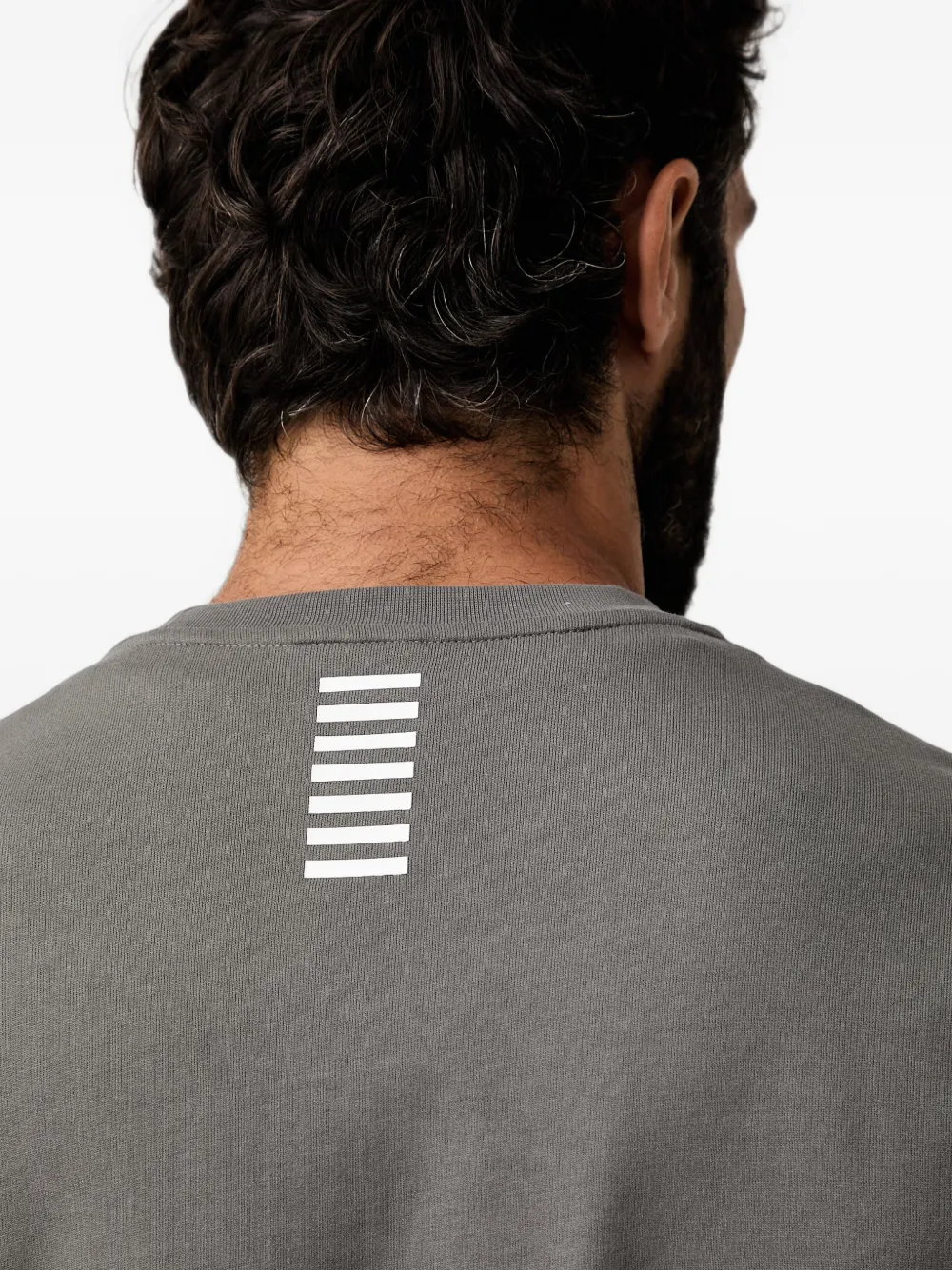 Ea7 Emporio Armani logo-print sweatshirt Grijs
