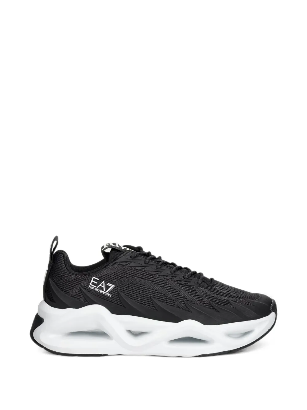 Ea7 Emporio Armani Infinity Venom chunky-sole logo-print sneakers - Schwarz