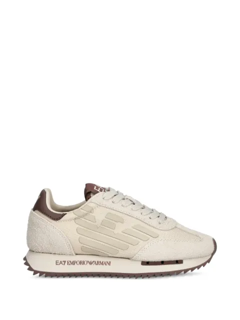 Ea7 Emporio Armani logo-patch panelled sneakers