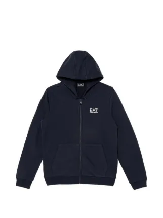 Emporio Armani Kids ジップアップ パーカー | ブルー | FARFETCH JP