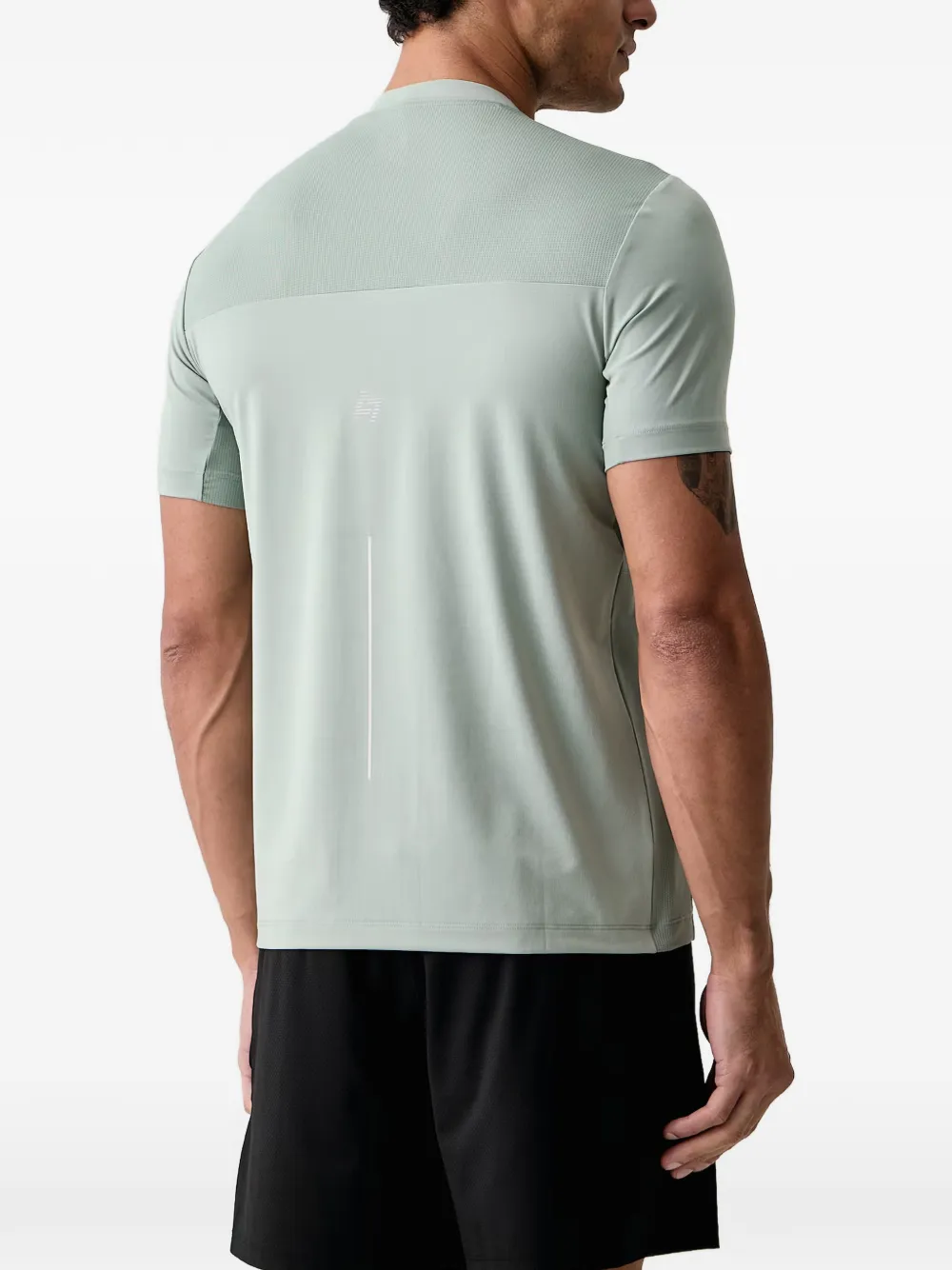 Ea7 Emporio Armani Ventus 7 T-shirt met logo-print Blauw