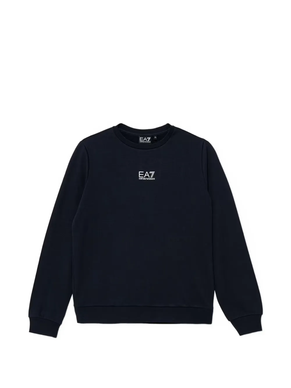 Emporio Ar i Kids EA7 logo-print sweatshirt Blauw