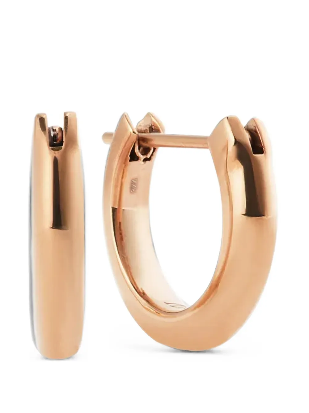 Daniel Wellington Arch polished-hoop earrings