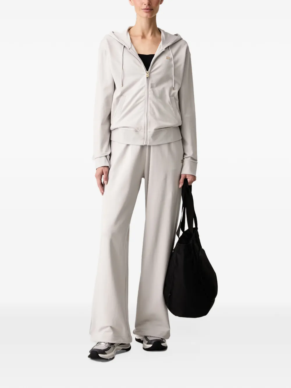 Ea7 Emporio Armani Trainingspak met capuchon en rits Beige