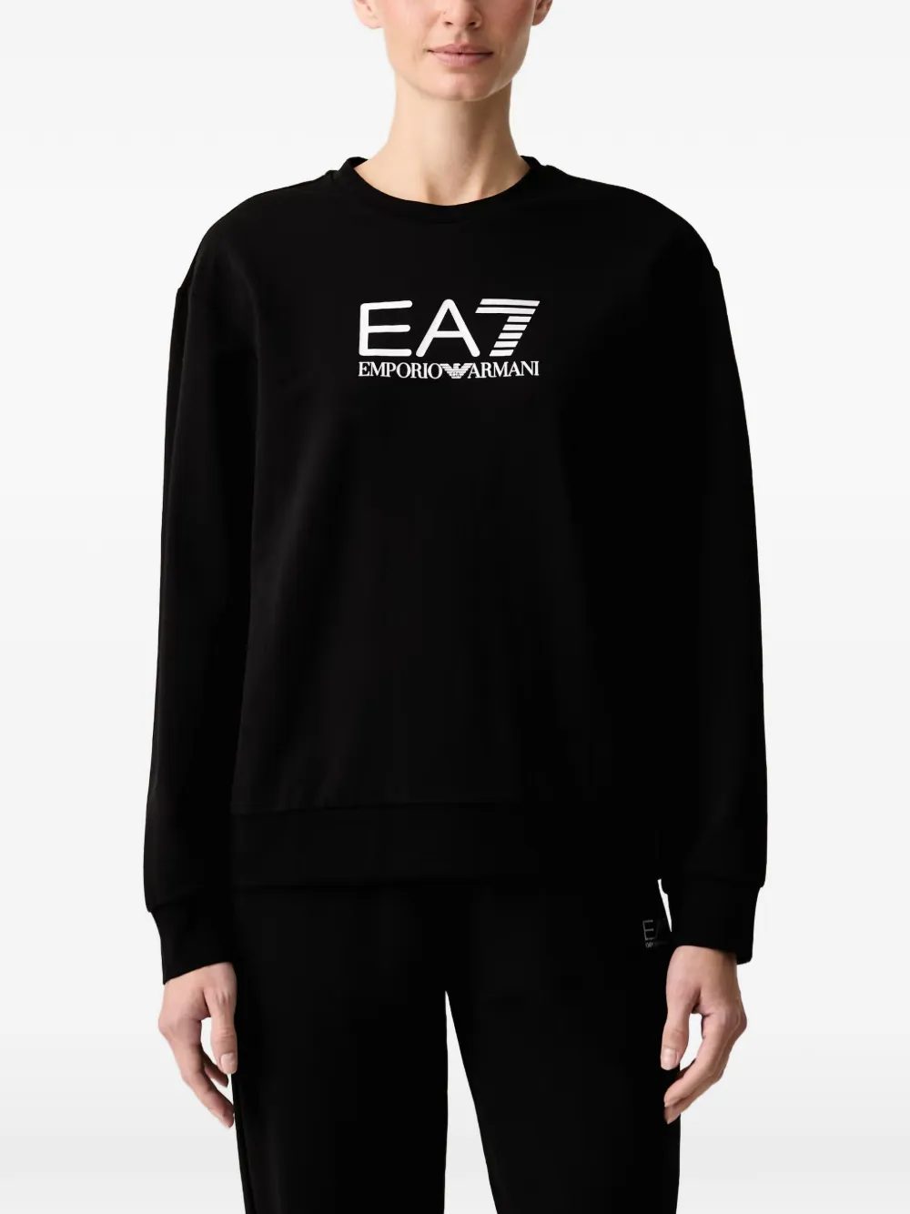 Ea7 Emporio Armani Trainingspak met logoprint Zwart