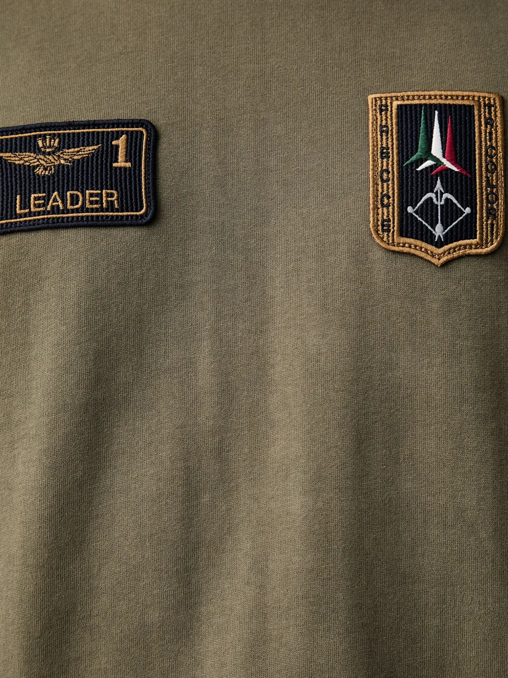 Aeronautica Militare T-shirt met patchdetail Groen