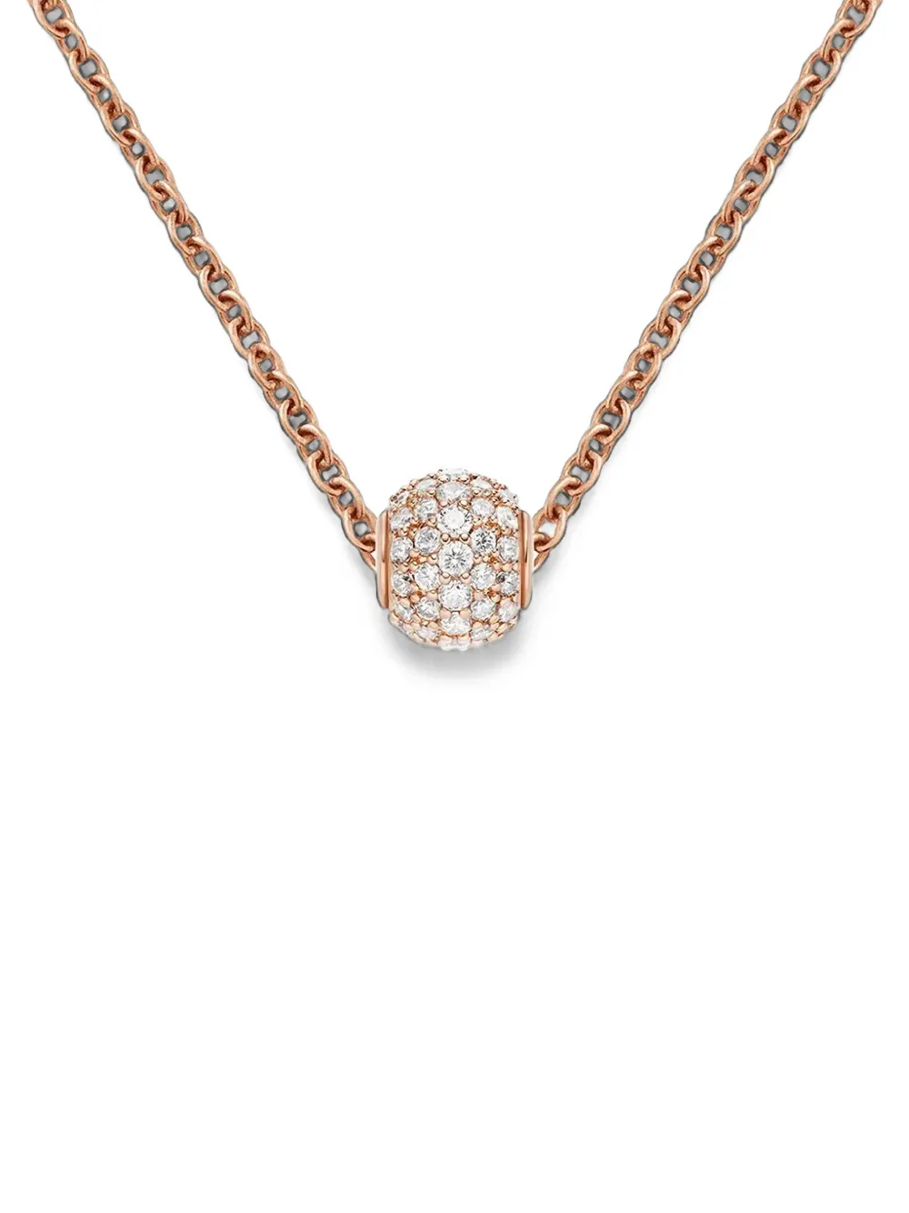 Daniel Wellington Pavé crystal-embellished necklace charm