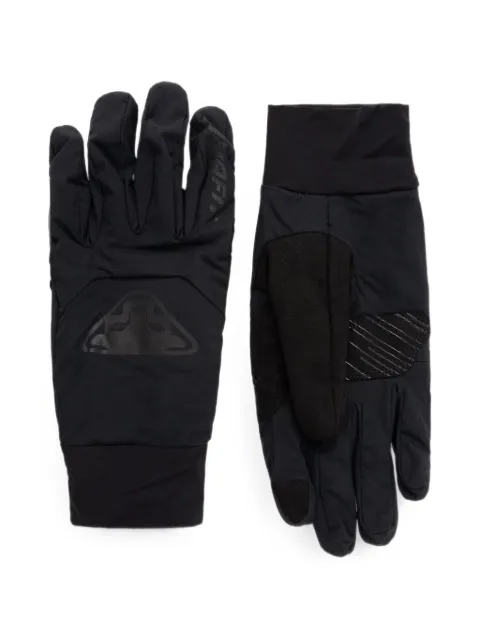 DYNAFIT logo-print panelled gloves