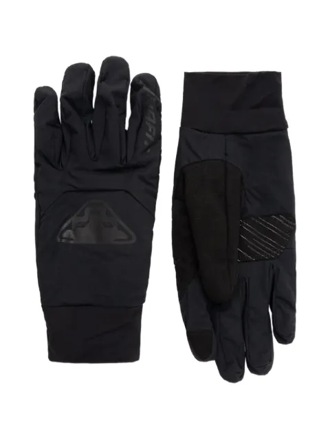 DYNAFIT logo-print panelled gloves