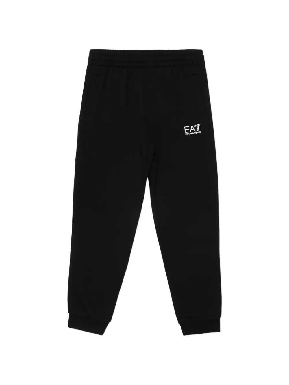 Emporio Armani Kids logo-print track pants - Nero