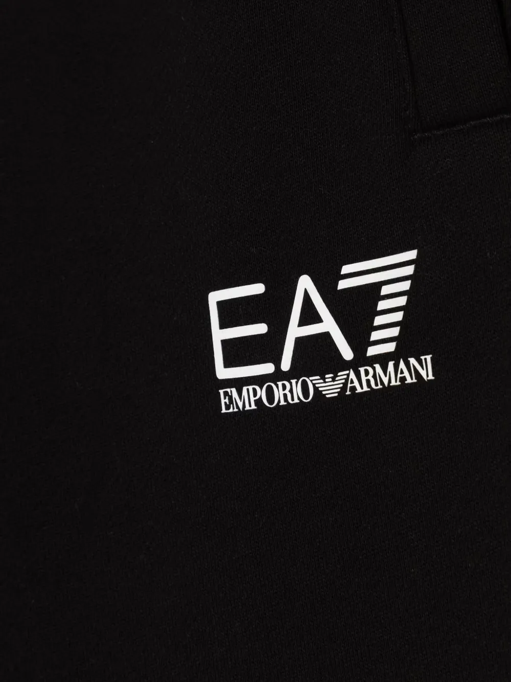 Emporio Armani Kids logo-print track pants Zwart