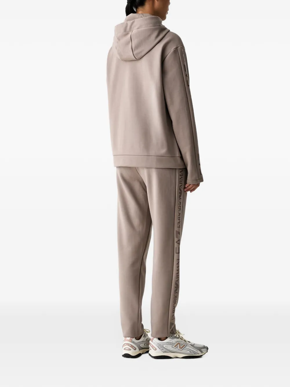 Ea7 Emporio Armani Trainingspak met logoprint Beige
