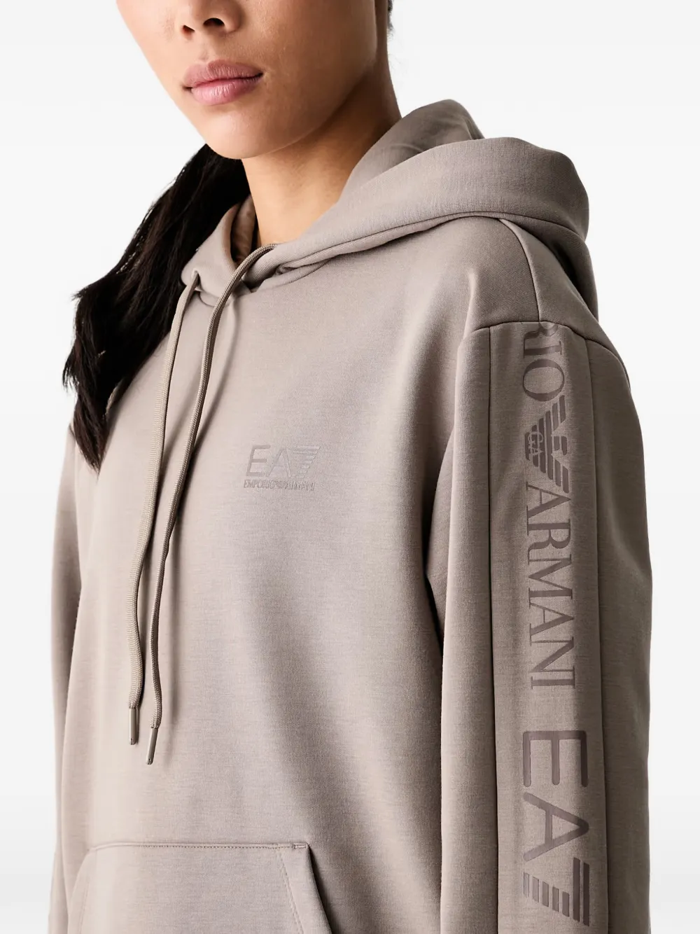 Ea7 Emporio Armani Trainingspak met logoprint Beige