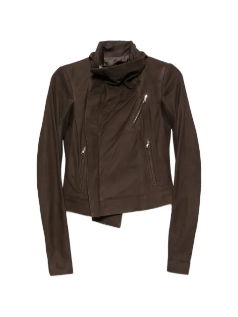 Rick Owens chaqueta con cuello alzado