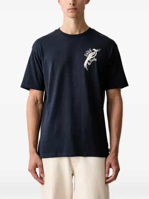 Scotch & Soda x Royal Delft graphic-print T-shirt