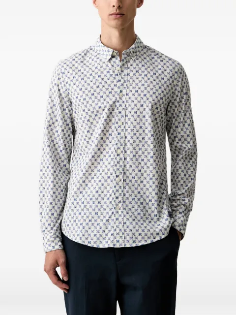 Scotch & Soda micro-print button-down shirt