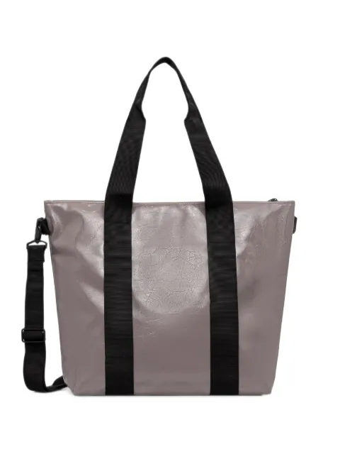 Rains mini crinkled-finish tote bag