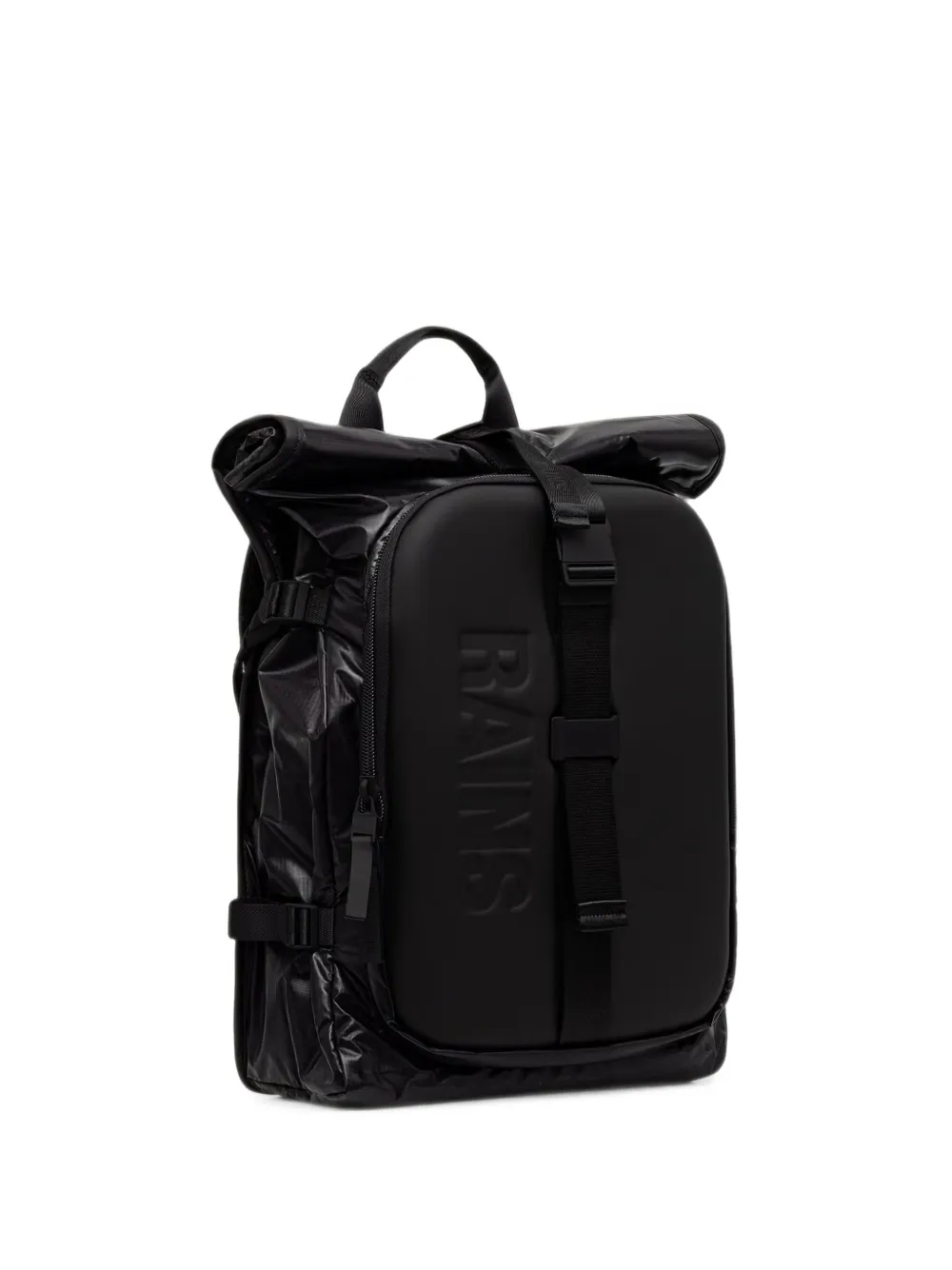 Rains roll-top buckle-fastening backpack - Nero