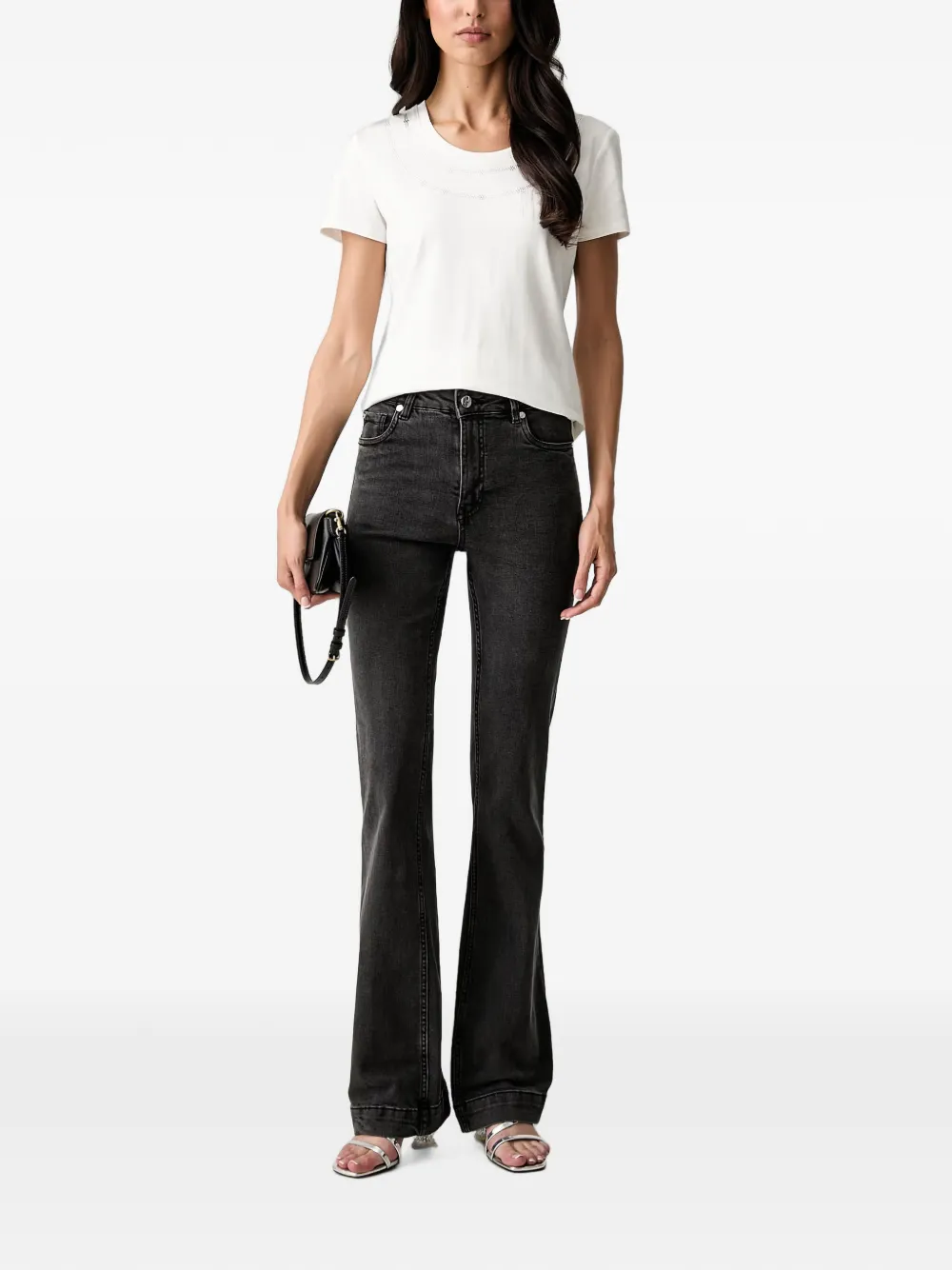 Silvian Heach Flared jeans Zwart