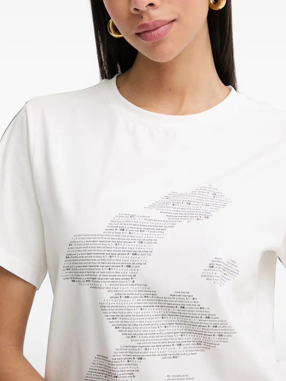 Silvian Heach T-shirt met grafische print Wit