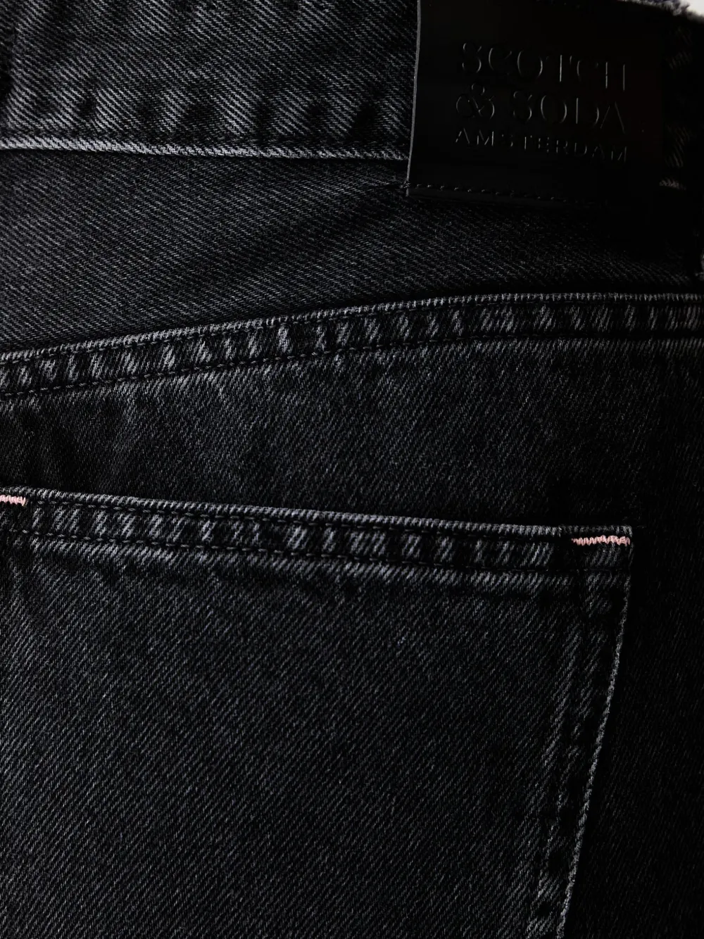 Scotch & Soda Jeans met wijde pijpen Zwart
