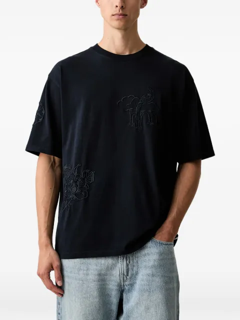 Scotch & Soda embroidered crew-neck T-shirt