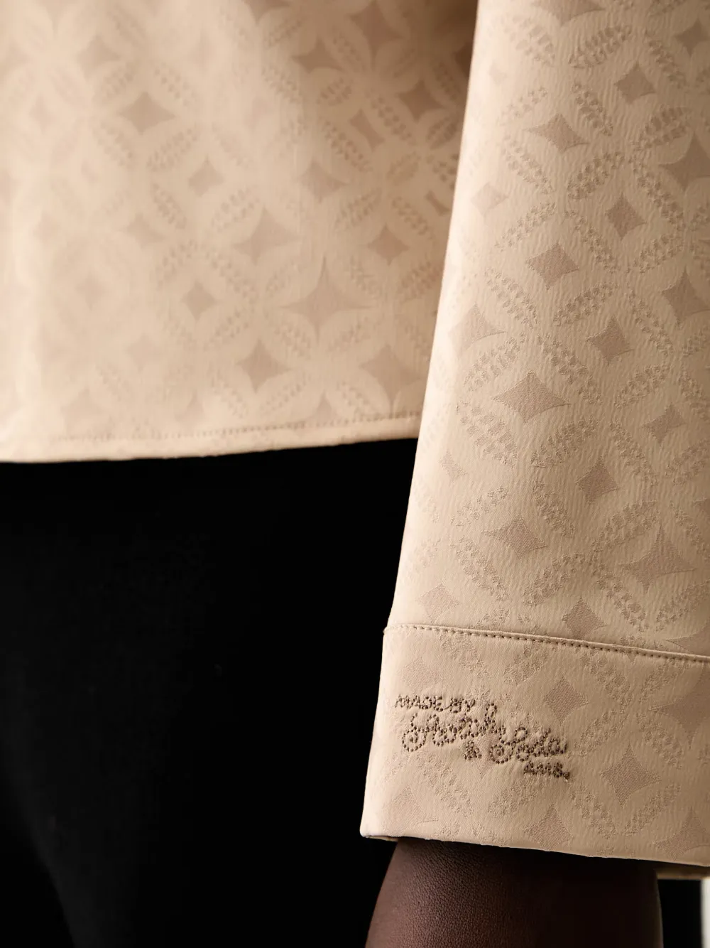 Scotch & Soda Blouse met lange mouwen Beige