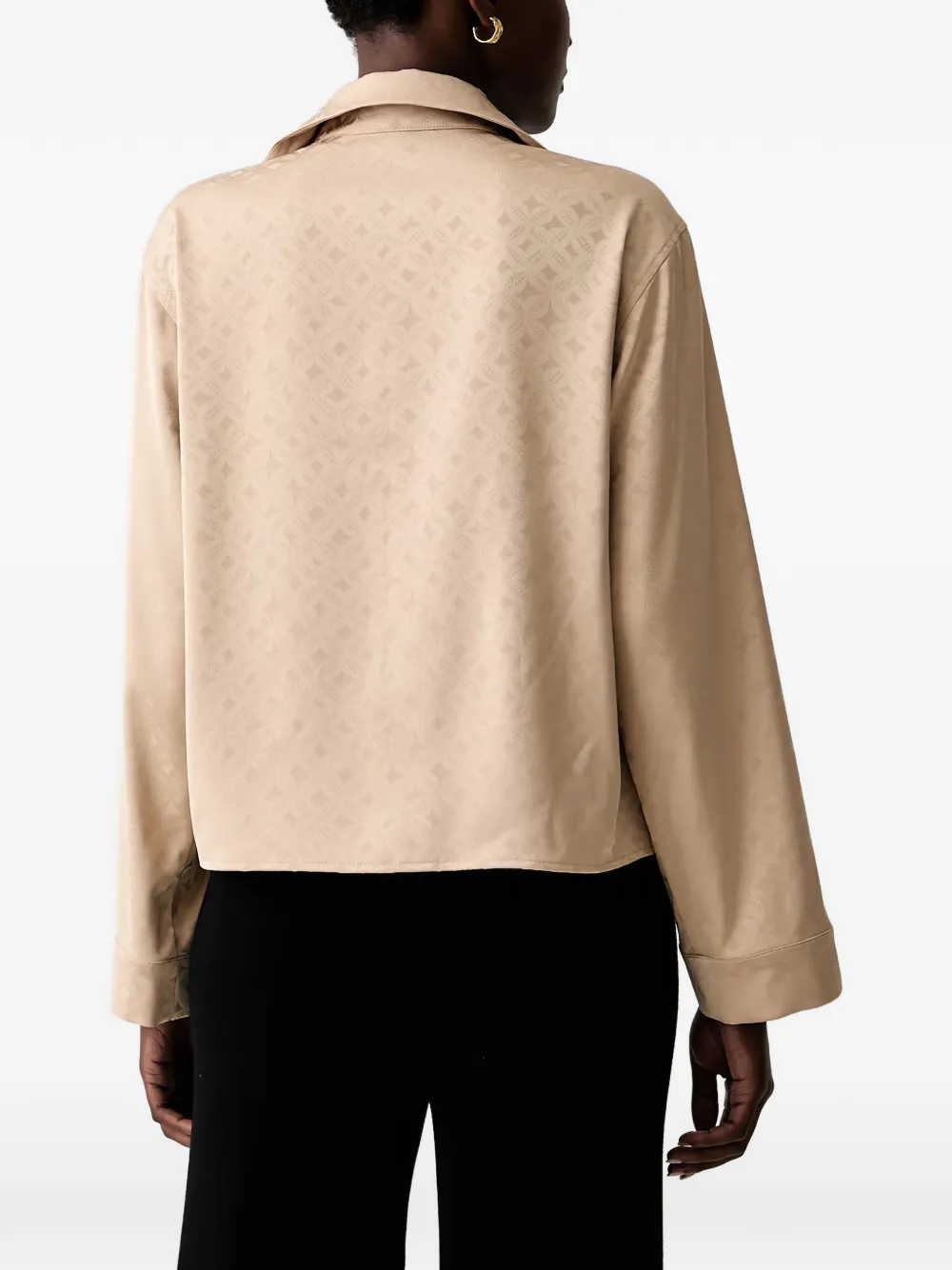Scotch & Soda Blouse met lange mouwen Beige
