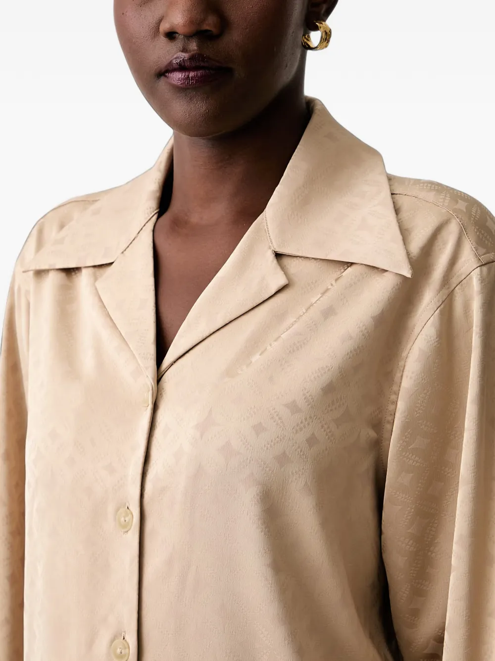 Scotch & Soda Blouse met lange mouwen Beige