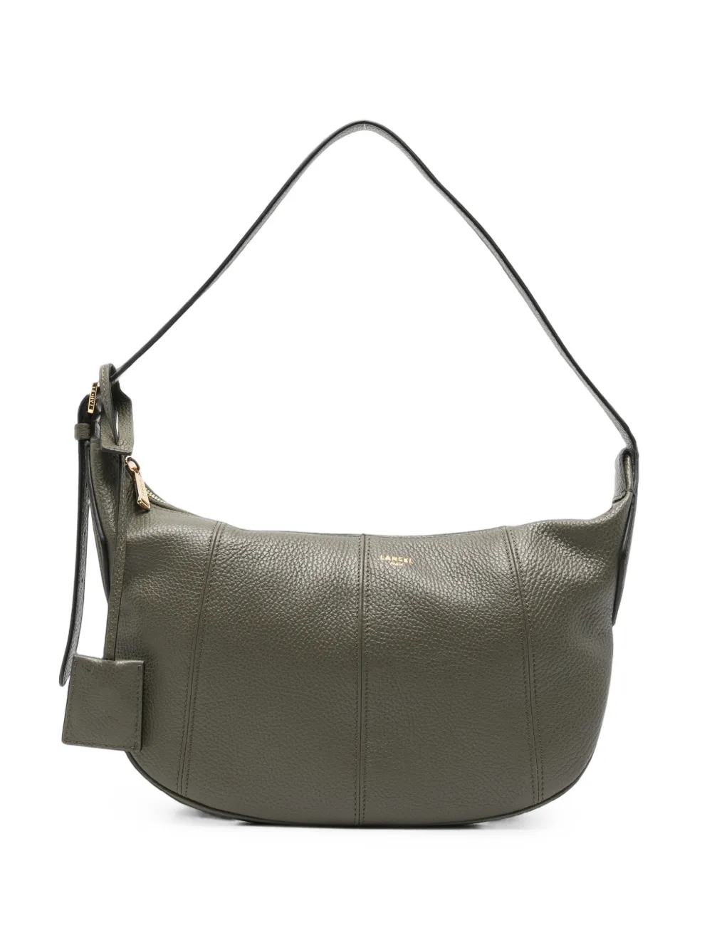 Lancel grained leather shoulder bag - Verde