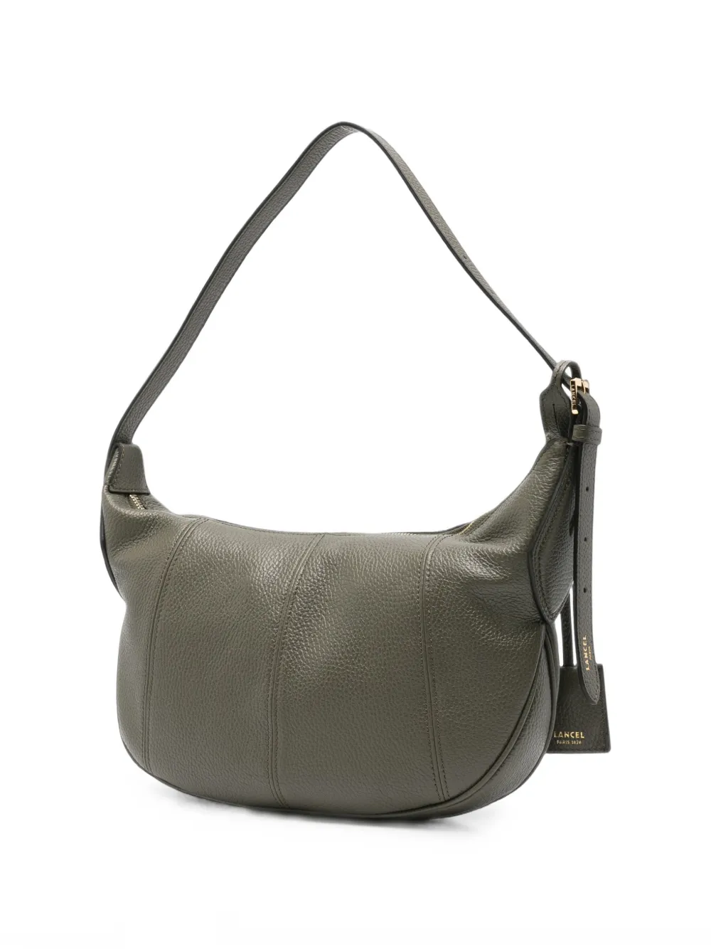 Lancel Leren schoudertas Groen