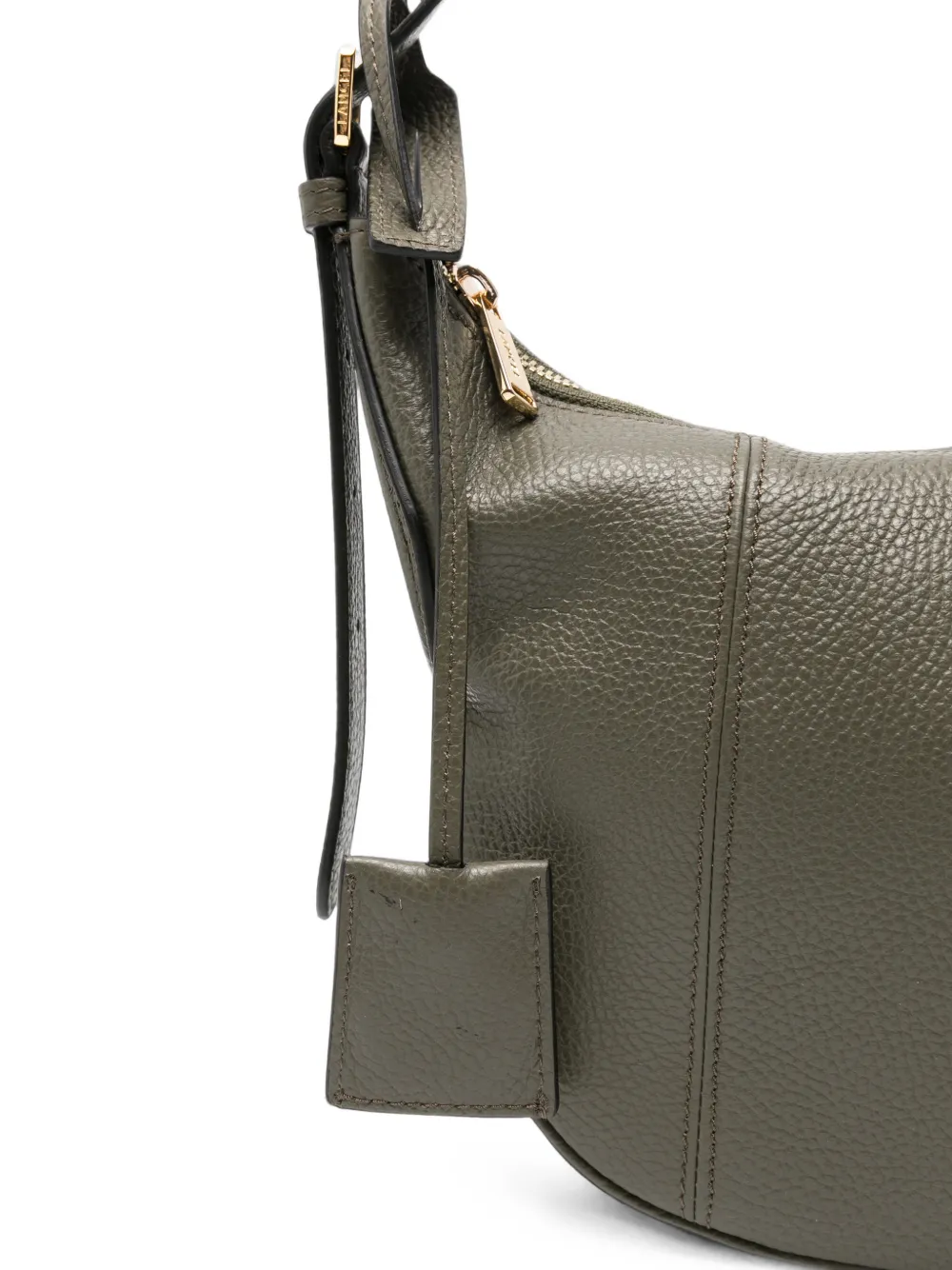 Lancel Leren schoudertas Groen