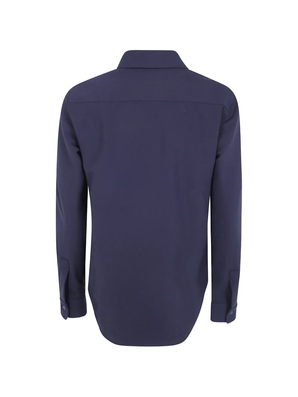 ASPESI Glue blouse met drukknopen Blauw