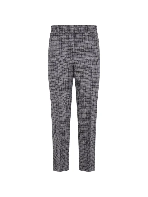 Seventy check tailored trousers