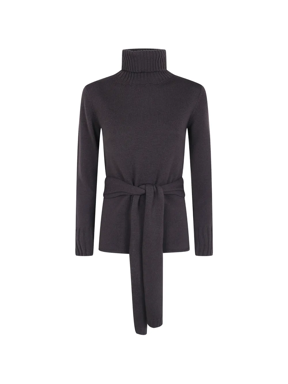 PierAntonioGaspari roll-neck belted sweater - Braun