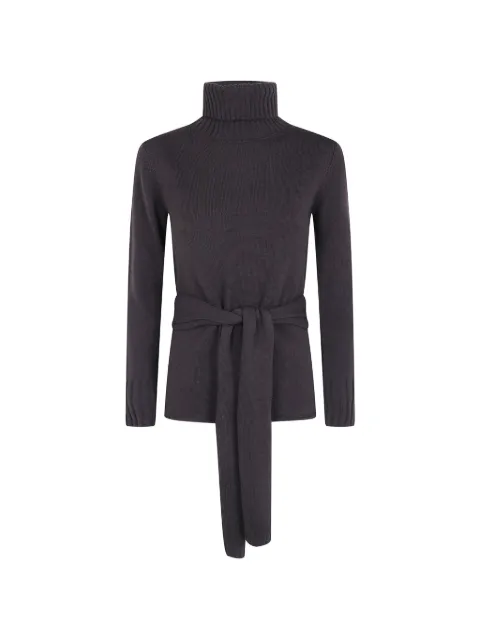 PierAntonioGaspari roll-neck belted sweater