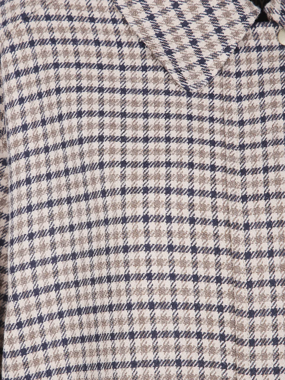 Seventy Jack met pied-de-poule print Beige