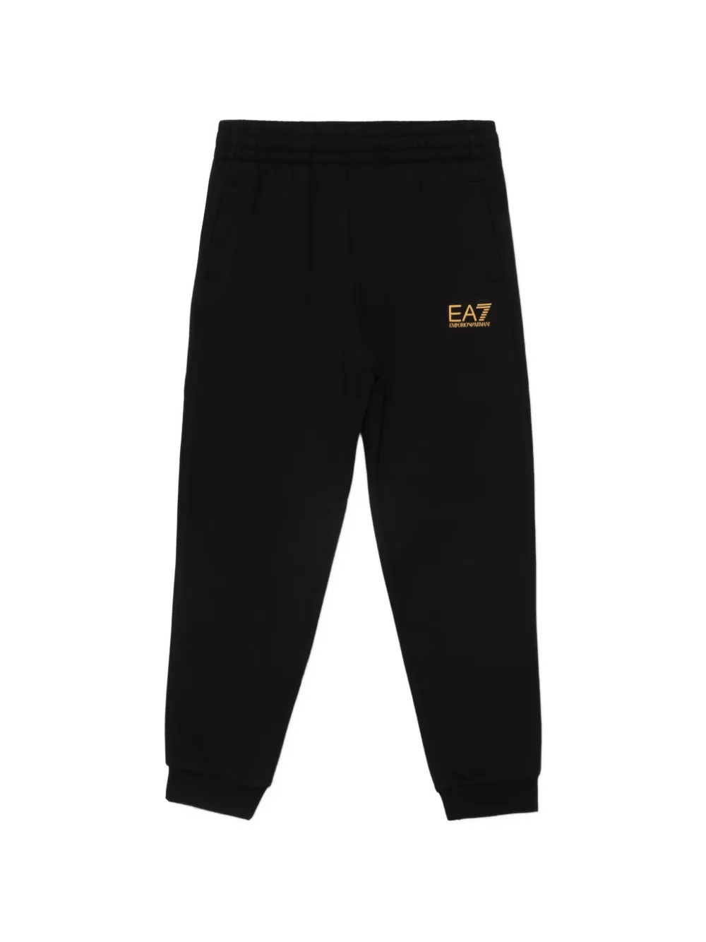 Emporio Armani Kids logo-print track pants - Nero