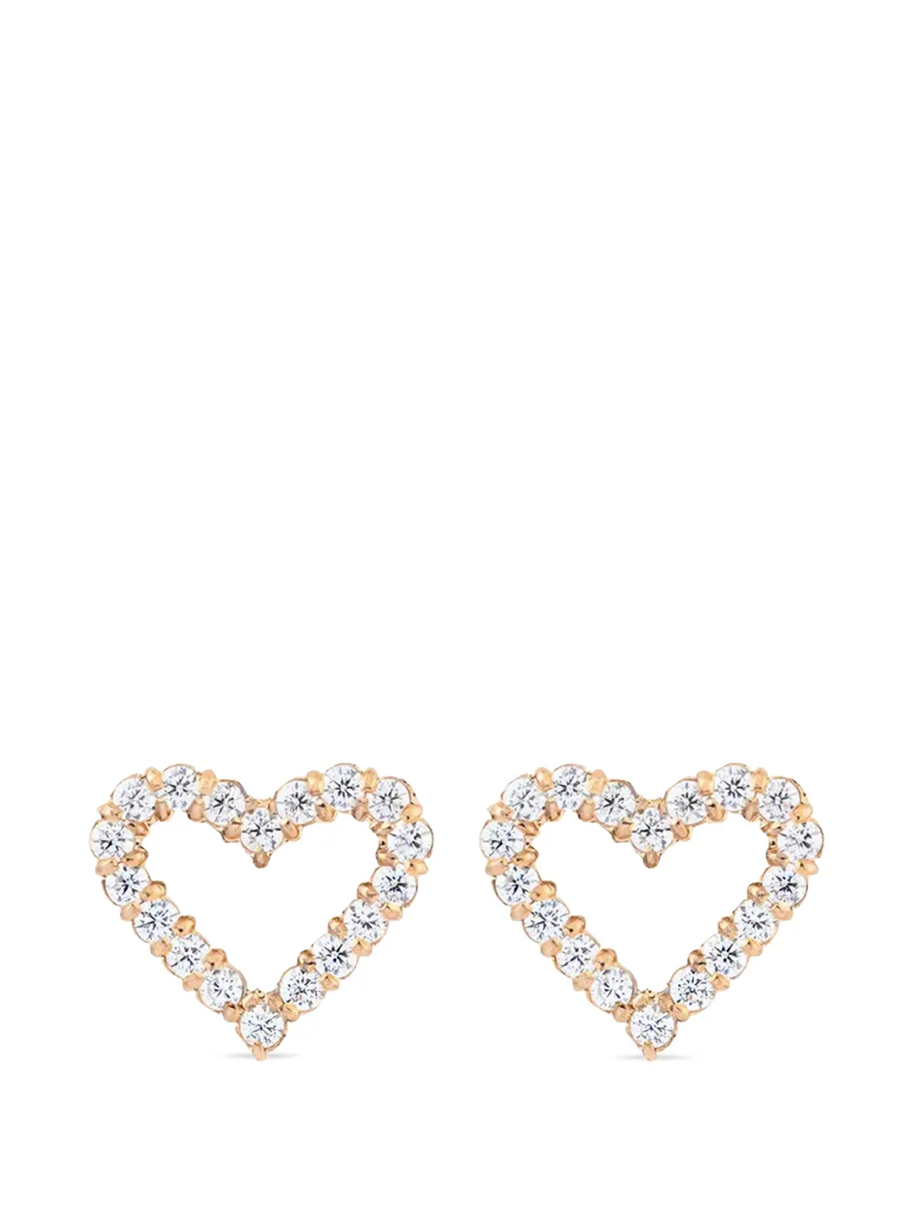 Daniel Wellington Mirelle heart earrings - Rosa