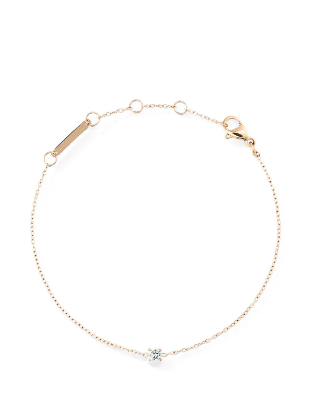 Daniel Wellington Mirelle Solitaire crystal-embellished chain bracelet - Oro