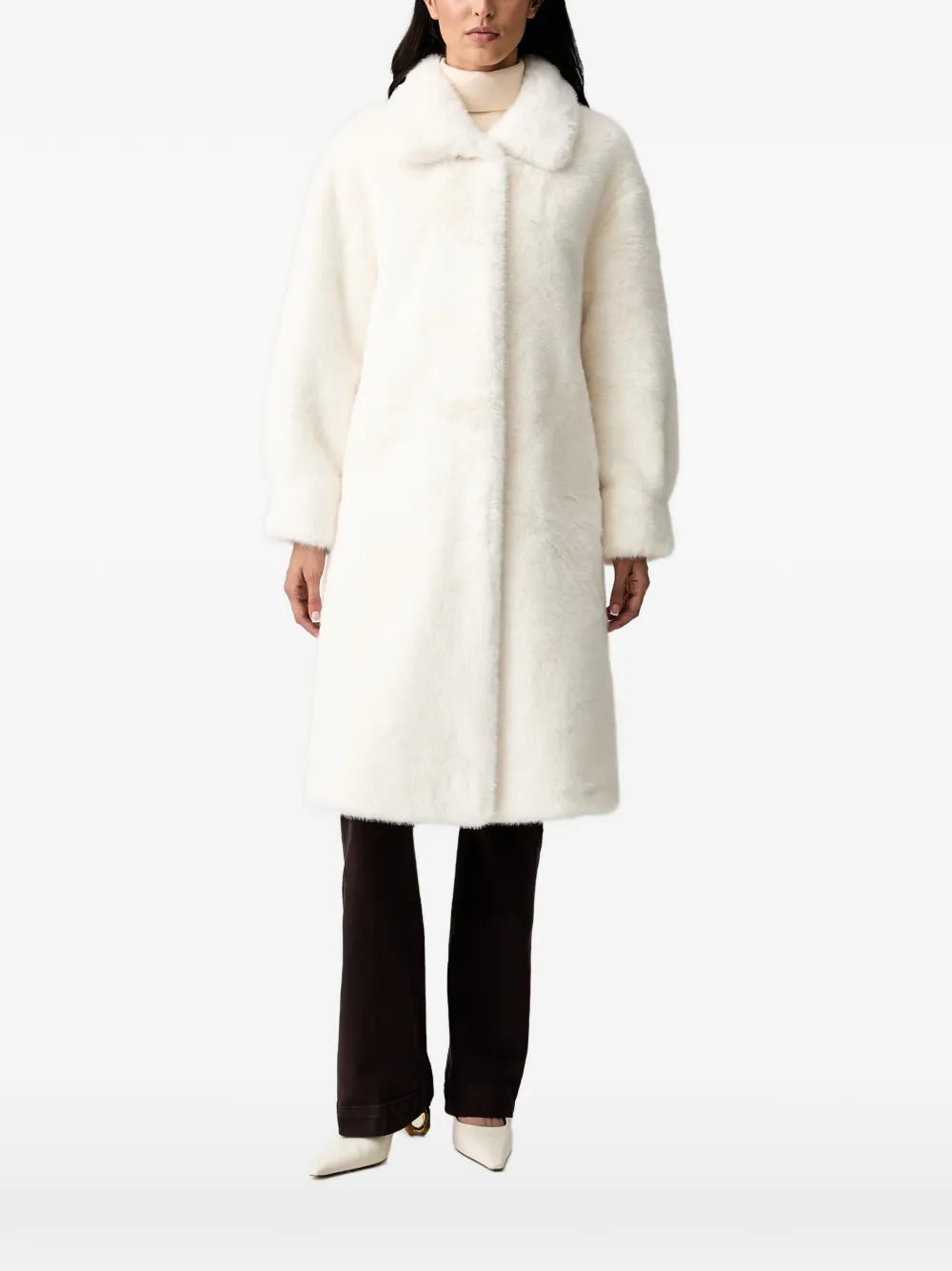 Silvian Heach faux-fur coat - Blanc Silvian Heach faux-fur coat - Blanc