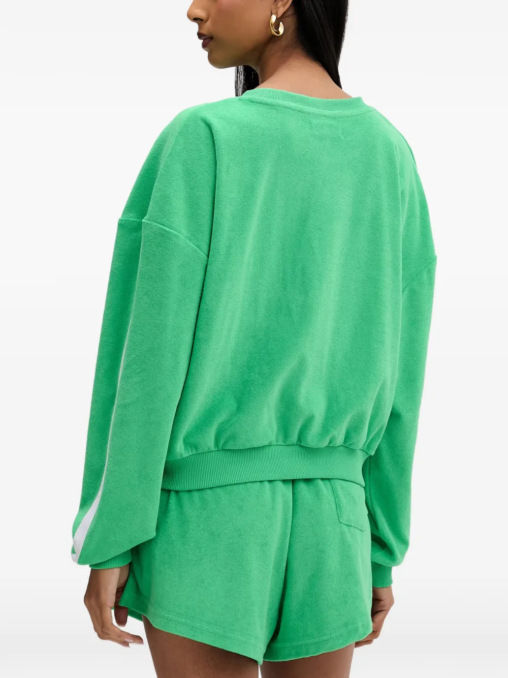 Rip Curl Trui met geborduurd logo en zijstreep Groen