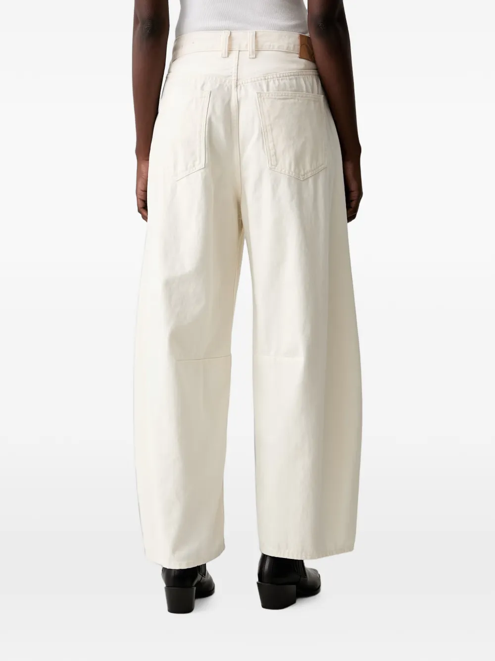 Scotch & Soda Jeans met logopatch Wit