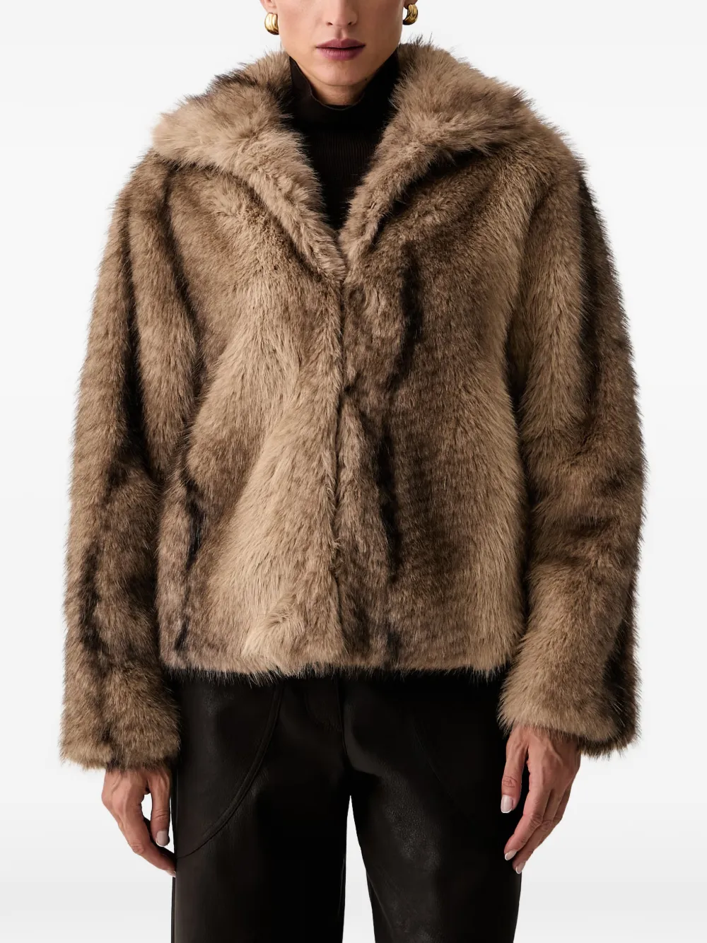 Silvian Heach faux-fur jacket