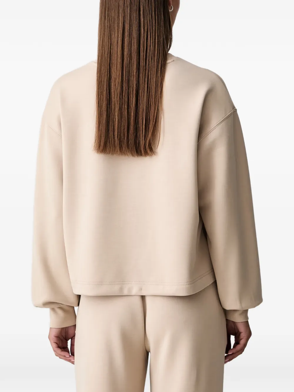 Scotch & Soda drawstring V-neck sweater Beige